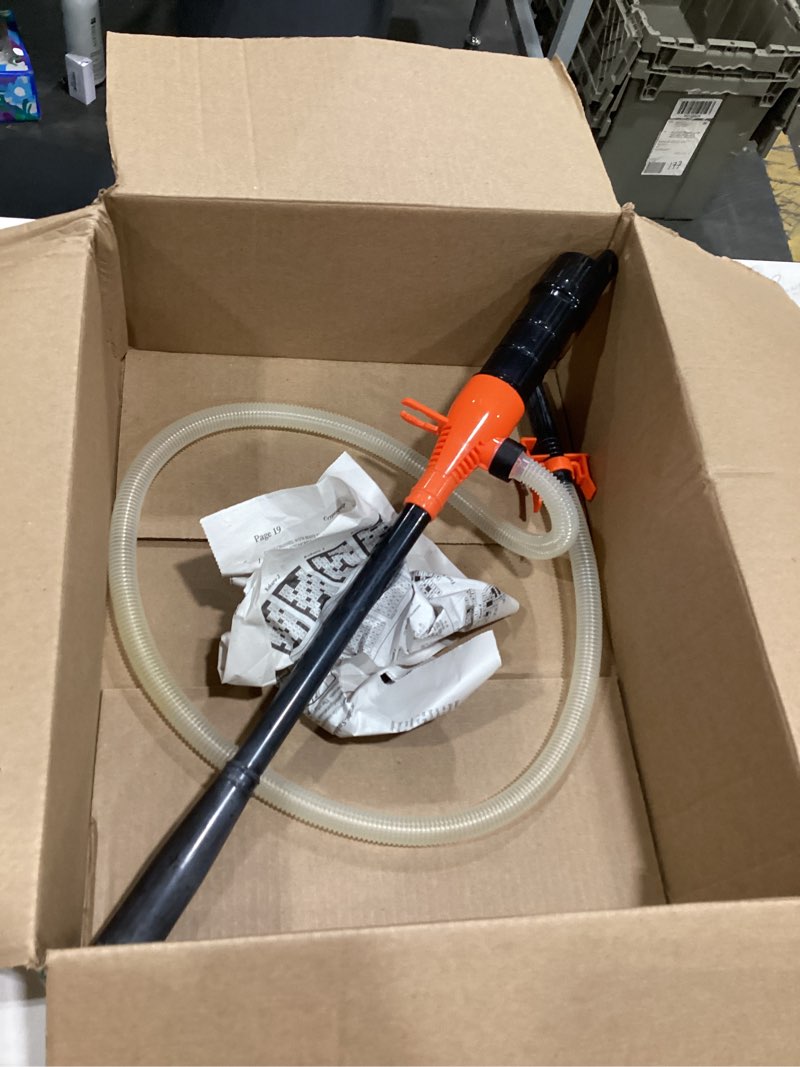 this is a portable battery-operated transfer pump used for gas, fuel, and water.