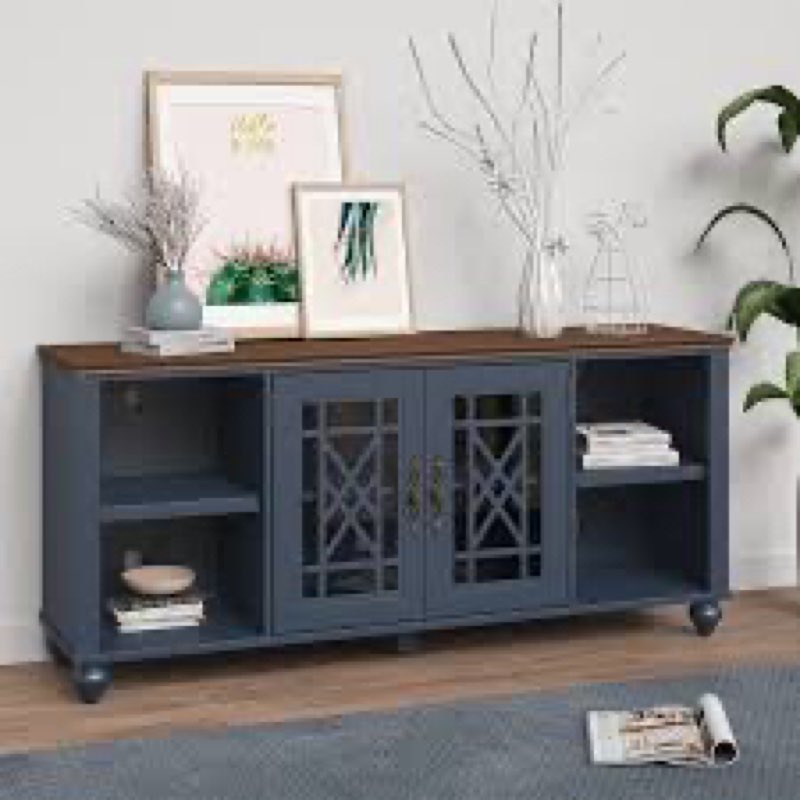 Dzeneta 60 in. TV Stand Fits TVs up to 65 in. with Open Storage