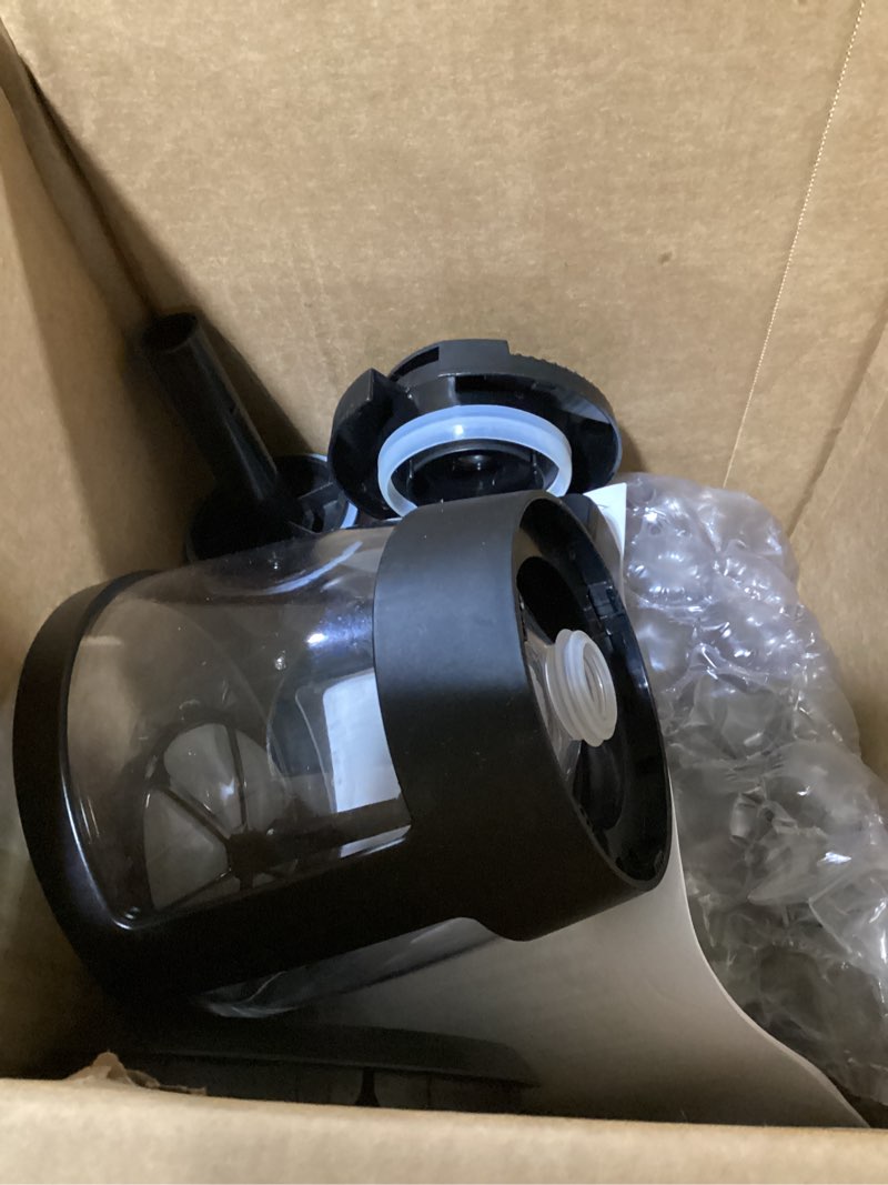 Condition photo showing As Is for SOLAC SIPHON BREWER 3-in-1 Vacuum Coffee Maker, Tea Brewer & Water Boiler, Brushed Stainless Steel and Black, 30 oz
