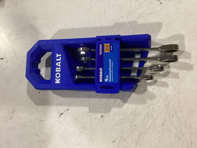 Condition photo showing Good Condition for kobalt 4 -piece set metric ratchet wrench