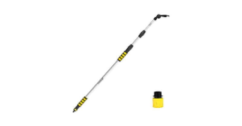 SISUPASSIE 20FT Reach Gutter Cleaning Tools from Ground, Telescopic Rain Gutter Cleaners Tool with Q