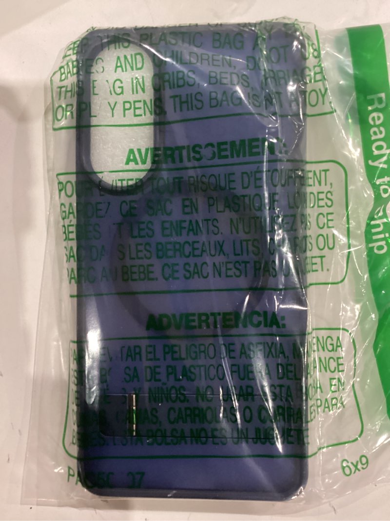 Condition photo showing As Is for for Samsung Galaxy S25 Edge Case with Stand, Compatible with MagSafe, Camera Lens Protector, Translucent Matte Slim Silicone Shockproof Phone Cover, Blue Galaxy S25 Edge Blue