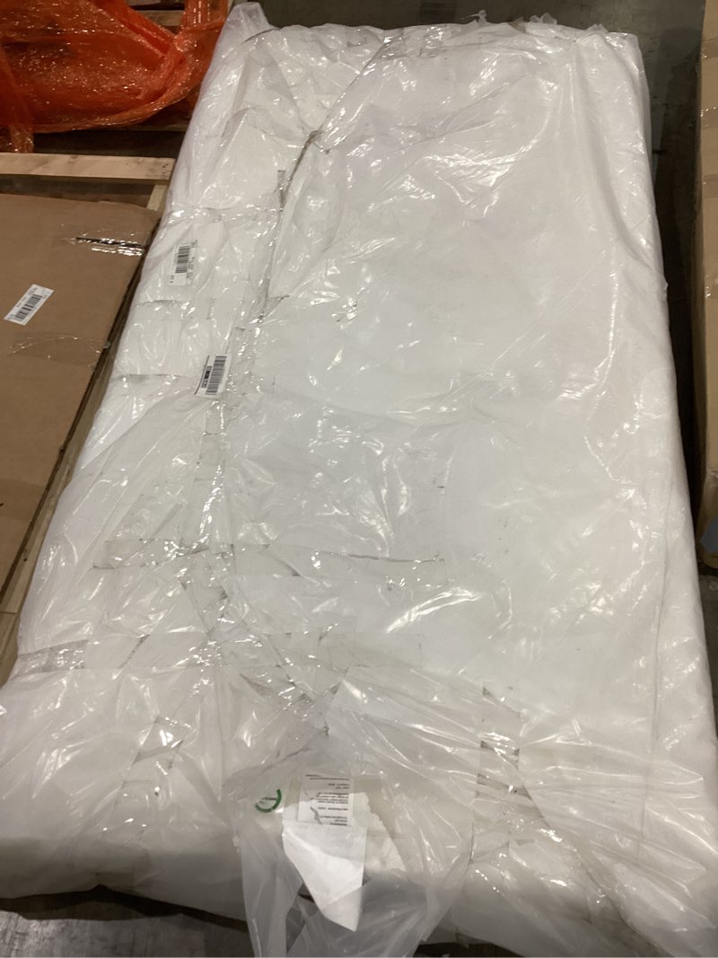 Condition photo showing As Is for fdw | 8 inch twin mattress | medium firm | gel memory foam mattress | white | bed in a box, certipur-us certified | pressure relief, cooling ventilated foam | washable removable cover white twin 8 in