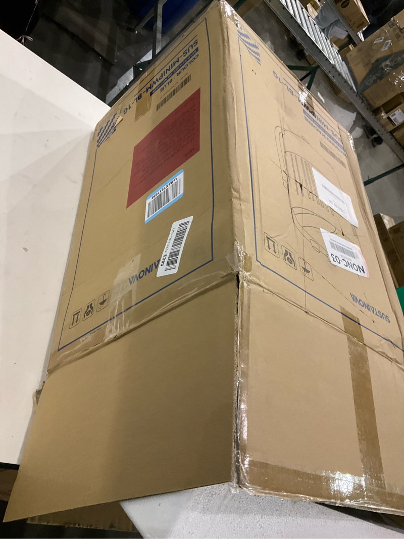 Condition photo showing As Is for Elevon Mini Spin Dryer Portable Washing Machine, Compact Laundry for Home, Apartment, RV, Blue Mini, Blue