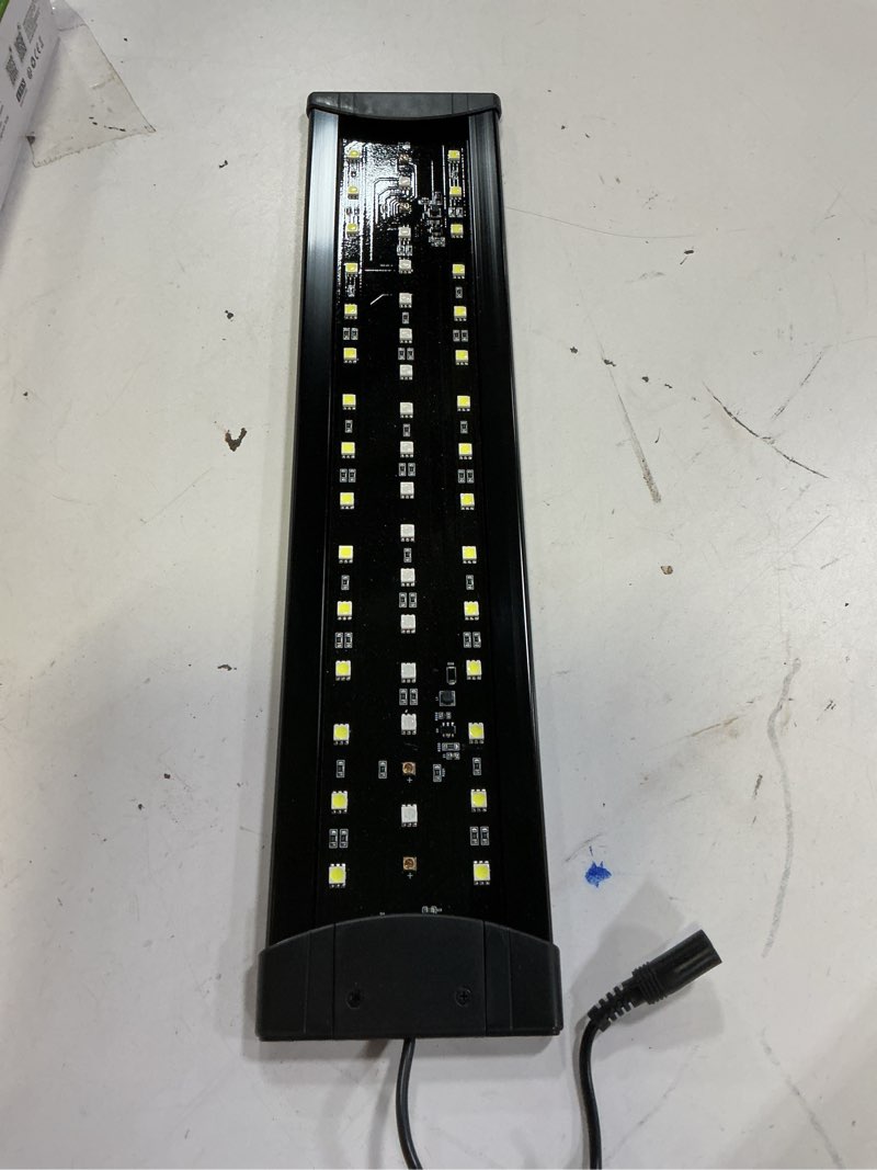 Condition photo showing As Is for repti zoo uvb light for reptile 10.0, 18 inch uvb reptile light bulb with dimming for desert animal bearded dragon snake gecko lizard iguanas turtles chameleons, led lamp fixture controller (12w)