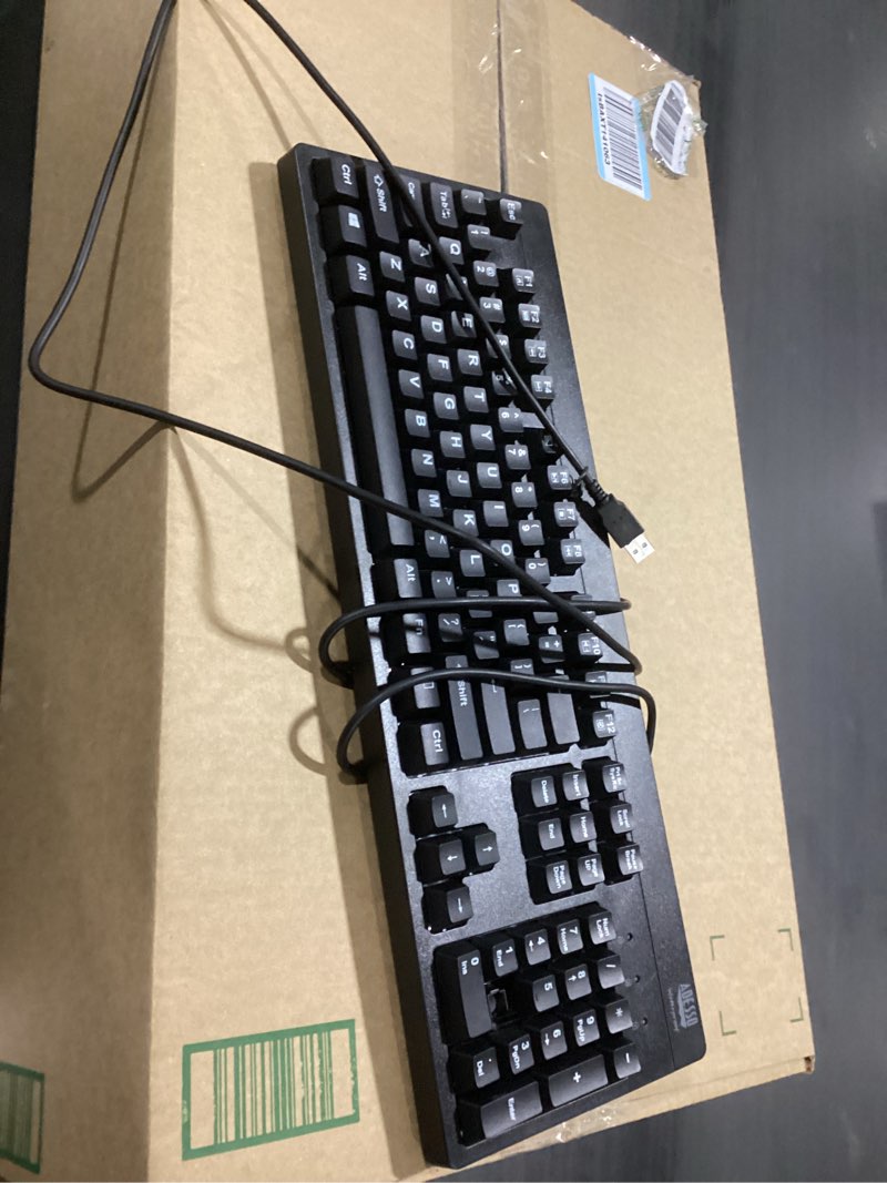 Condition photo showing Good Condition for Adesso Easy Touch 630Ub, Wired Waterproof Keyboard (AKB-630UB), Black