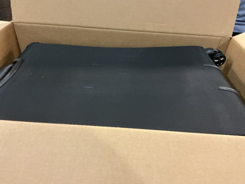 Condition photo showing As Is for DELSEY PARIS Helium DLX Softside Expandable Luggage with Spinner Wheels, Black, Checked-Large 29 Inch Checked-Large 29 Inch Black