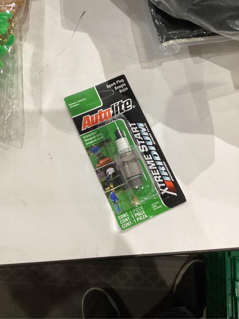 Condition photo showing New/Like New for Autolite Xtreme Start Iridium Lawn & Garden Spark Plug Automotive Replacement, XST458DP