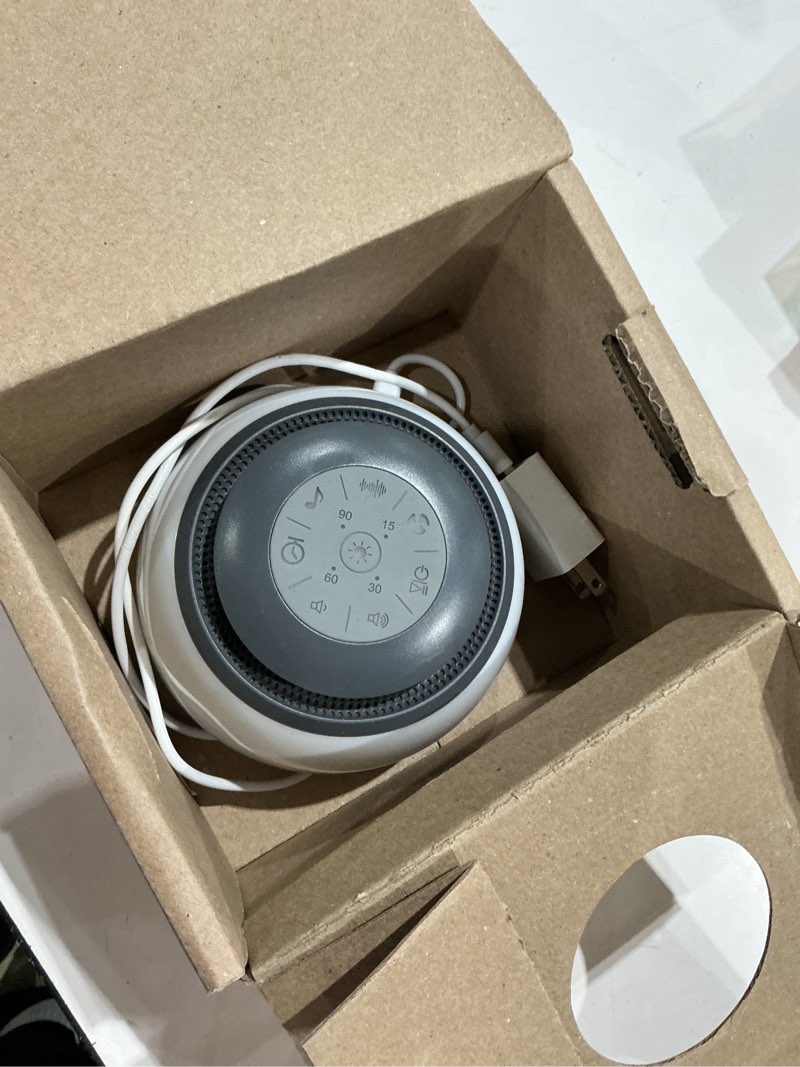 Condition photo showing Good Condition for yogasleep dohm uno white noise sound machine, real fan inside for non-looping white noise, sleep aid, office privacy & meditation for adults & baby, registry gift (charcoal) charcoal pack of 1