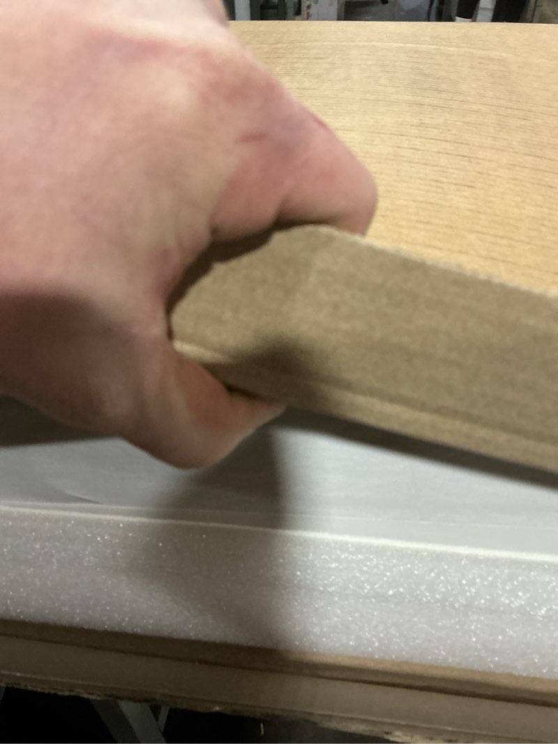 Condition photo showing Good Condition for 2ft x 2ft Drop Ceiling Tiles?Smooth White PVC Ceiling Panel 24 x 24in. Waterproof, Washable and Fire-Rated - Reusable - High-Grade PVC to Prevent Breakage-Package of 12 Tiles White 2ftx2ft