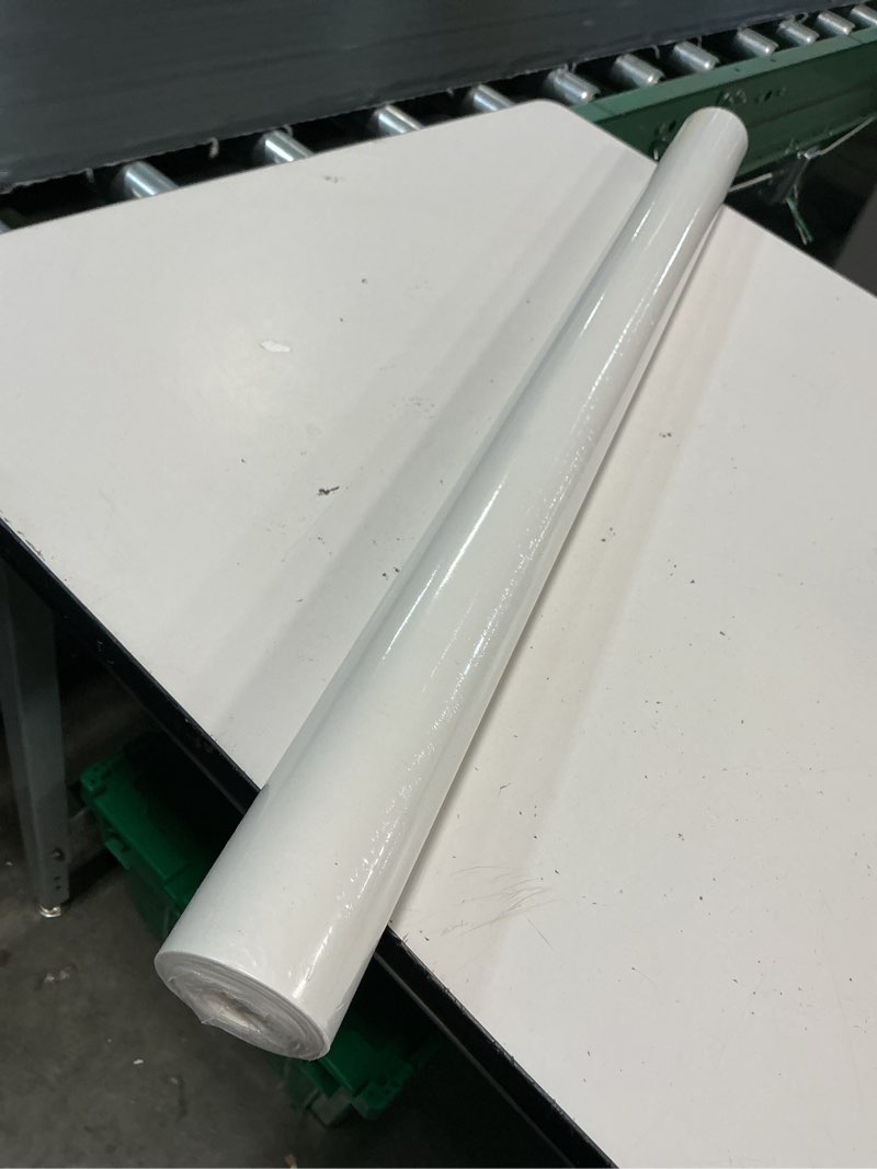 Condition photo showing New/Like New for gutag 36" x 1200" (100') kraft paper roll for craft bulletin board paper art table covering crafting gift wrapping bouquet packing parcel 70gsm 50lb (white, 36x1200) white 36x1200