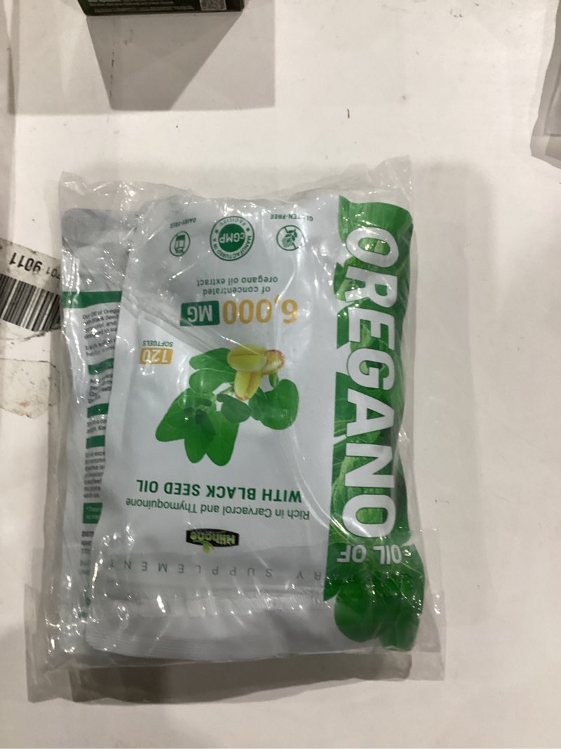 Condition photo showing New/Like New for Oil of Oregano Softgels - Oil of Oregano with Black Seed Oil, Formulated with Carvacrol 165mg & Thymoquinone, 240 Softgels (2 Packs) - 120 Days Supply