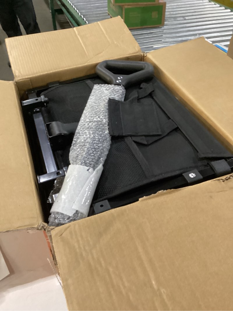 Condition photo showing New/Like New for Collapsible Wagon Cart Foldable - Portable Heavy Duty Folding Beach Wagons with Wheels - Outdoor Utility Carts for Groceries, Shopping, Camping, Sports, Garden with Large Capacity - Black