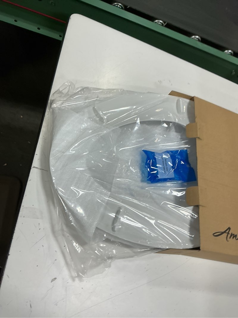 Condition photo showing New/Like New for american standard 5503a00b.020 transitional slow-close elongated front toilet seat, white