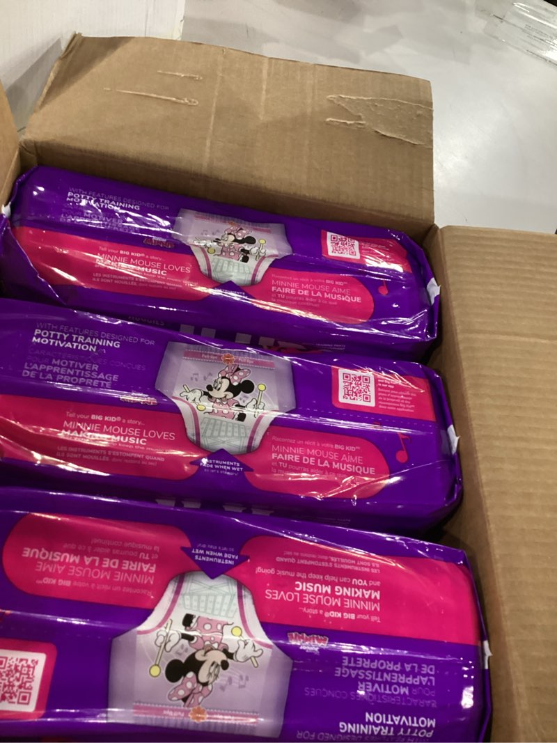 Condition photo showing Good Condition for pull-ups girls' potty training pants, size 4t-5t training underwear (38-50 lbs), 99 count (3 packs of 33) 4t-5t 99