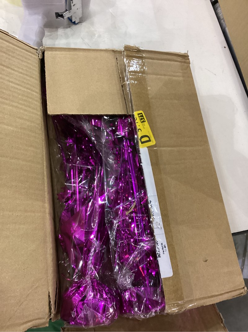 Condition photo showing New/Like New for 6 Pack Metallic Foil Spray Centerpieces Burst Star Table Decoration Tabletop Signs and Centerpiece for Christmas Xmas Winter Wonderland New Years Nye Birthday Wedding Anniversary (Hot Pink)