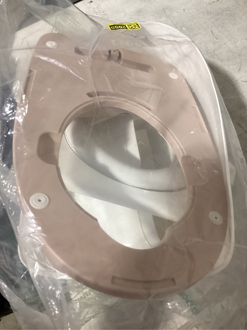 Condition photo showing As Is for 3-in-1 potty with wipes storage, flushing sounds & disposable liners - realistic toilet - easy to clean & assemble (aqua)