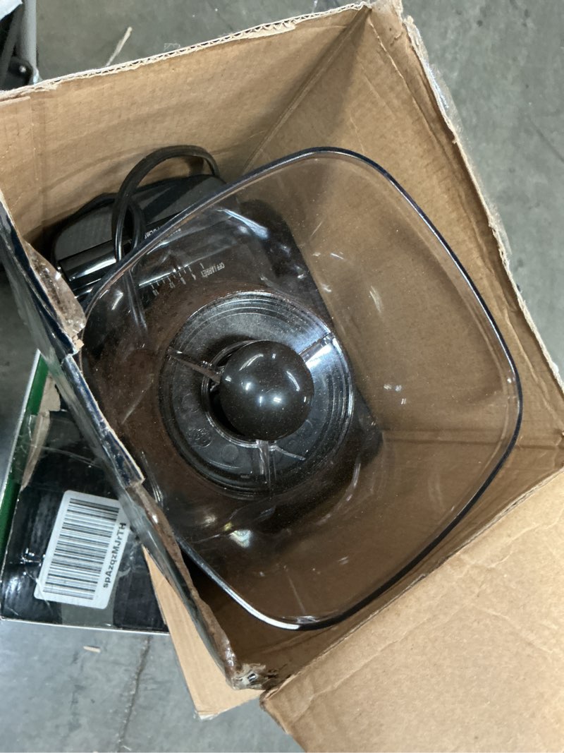 Condition photo showing As Is for De'Longhi Burr Coffee Grinder with Grind Selector and Quantity Control, Stainless