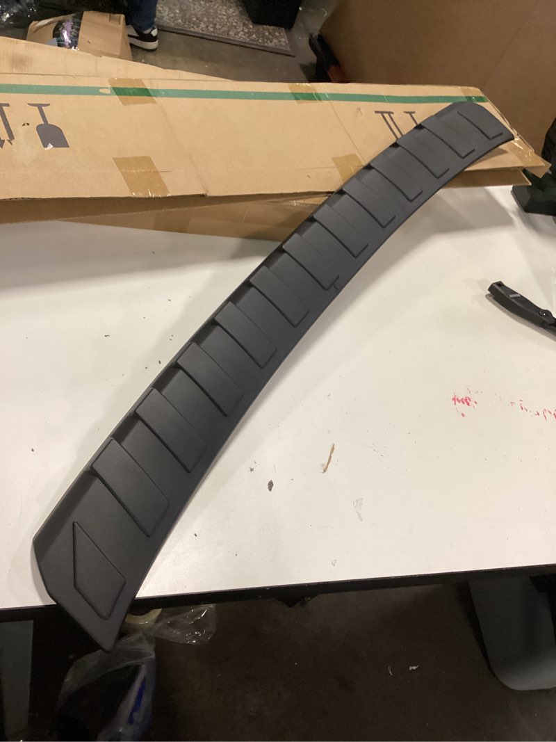 Condition photo showing New/Like New for rear bumper protector guard for subaru outback 2021 2022 2023 2024 | trim cover scratch resistant trunk door entry outside cover