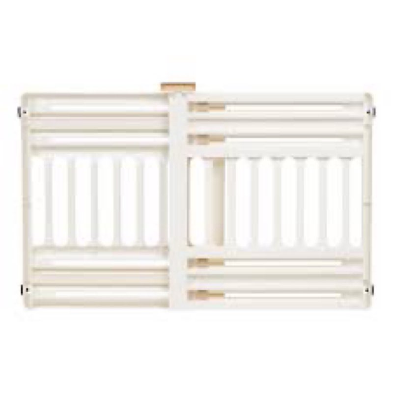 IRIS USA 24"-39" Dog Gate, Adjustable Indoor Pet Barrier, Pet Gate for Puppy, Small Dog, Cat, Easy T