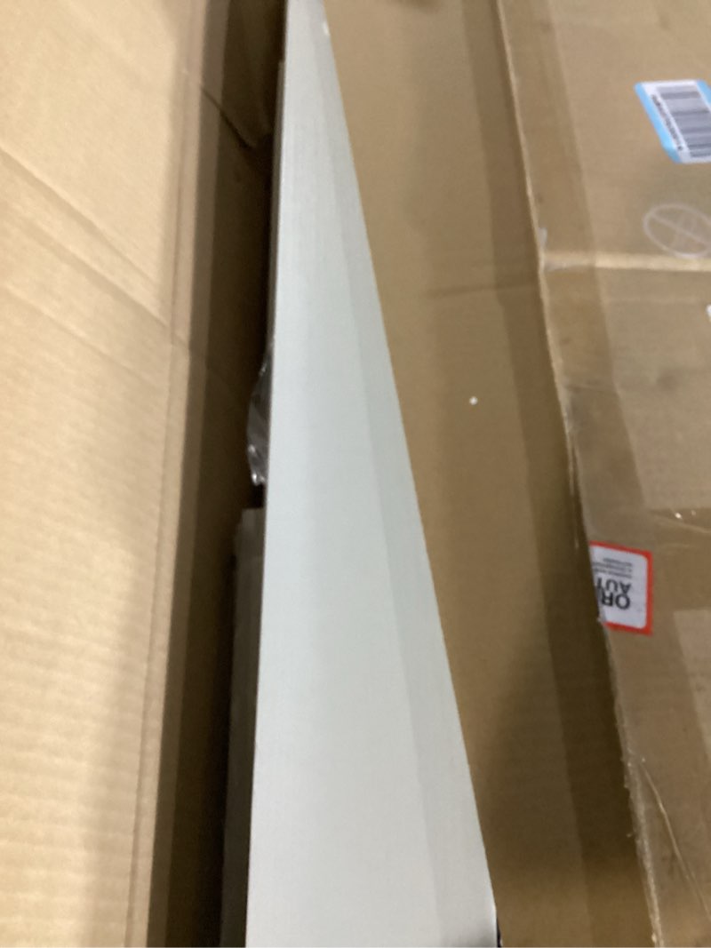 Condition photo showing New/Like New for 9-drawer dresser for bedroom, anti-tip tall storage organizer chest of drawers with wooden top and metal frame fabric bins for closet, living room, hallway, entryway, white white 11.8"d x 39.4"w x 40"h (9 drawers)