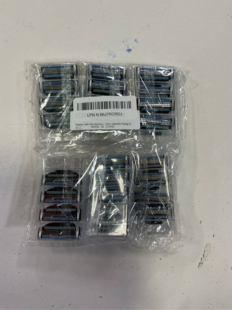 Condition photo showing New/Like New for Mach 3 Razor Refills for Men,Razor Blade Refills for Men - 24PCS Compatible with mach 3 razor blades refills with Mach3 Razors, Dual Lubrication Blades for Extra Close & Comfortable Shave