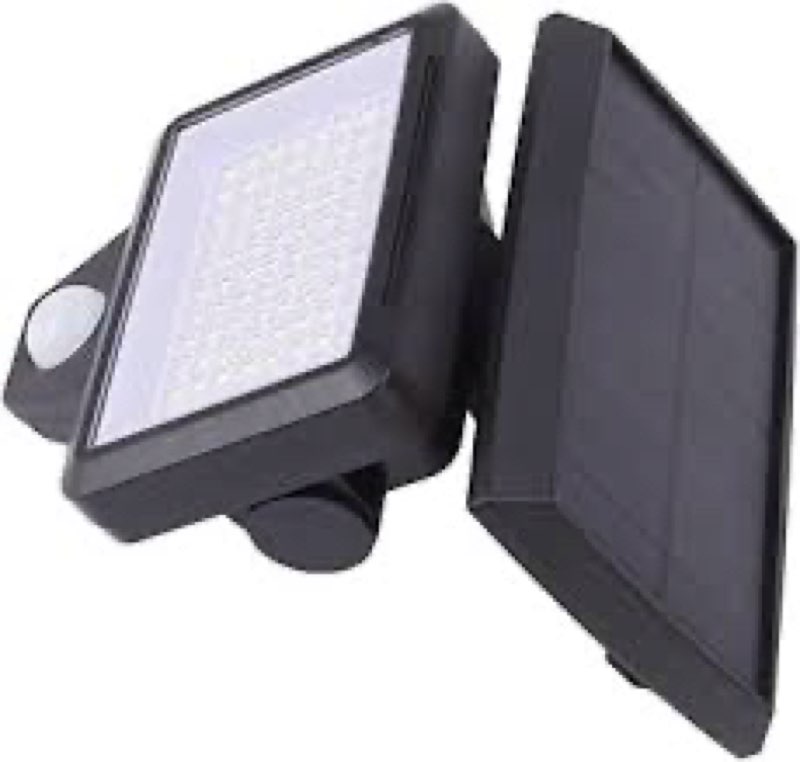 tuffenough solar outdoor lights 2500lm 210 led security lights with remote control,3 heads motion sensor lights, ip65 waterproof,270° wide angle flood wall lights with 3 modes(1 packs)