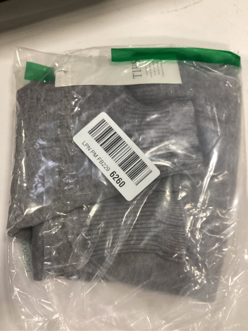 Condition photo showing Good Condition for Saodimallsu Womens Ruffle Mock Neck Sweater Puff Long Sleeve Fall Soft Knit Casual Pullover Sweaters