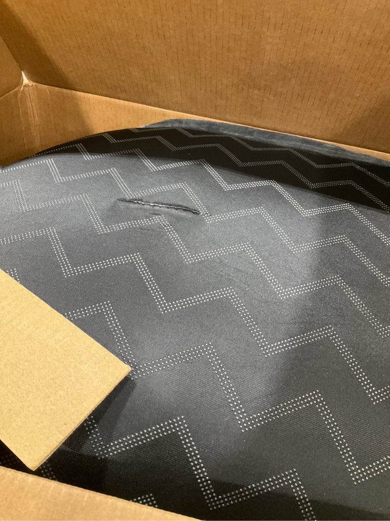 Condition photo showing As Is for washable orthopedic large dog bed - removable orthopedic foam dogs beds with bolsters waterproof large dog bed and non-slip bottom extra large dogs beds sofa xl-large (42"l x 30"w x 7.5"th) dark grey