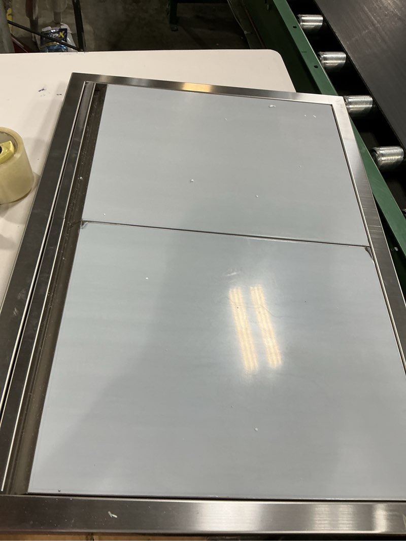Condition photo showing Good Condition for VEVOR Stainless Steel BBQ Access Door - 30W x 21H Inch Double Vertical Wall Door for Outside Cabinet and Grilling Station New Recessed Handle 30W x 21H (NEW)
