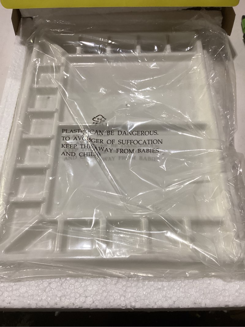 Condition photo showing New/Like New for meeden ceramic watercolor palette?large porcelain artist paint palette rectangle 13 x 9.8 inch - art mixing tray for gouache, watercolor, acrylic painting - without a lid