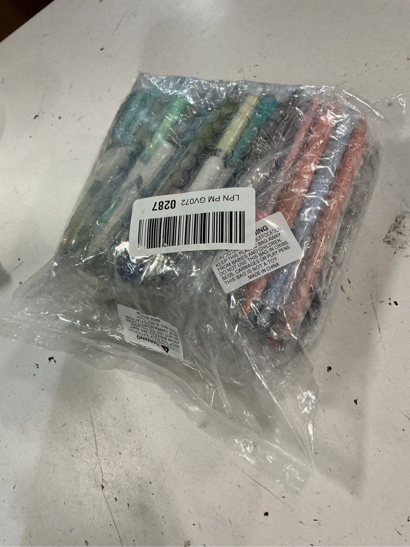 Condition photo showing Good Condition for 100 pack bulk retractable black gel ink pens - assorted styles & colors mixed wholesale lot - smooth writing click pens for office, school, and home supplies