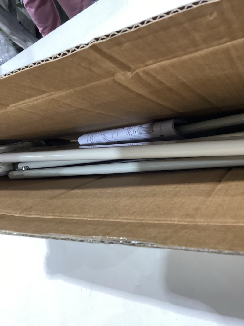 Condition photo showing As Is for Bed Rails for Toddlers?Toddler Bed Rails?Bed Rail for Baby - Adjustable Height Bed Guard with Child Safety Lock, Universal Fit for King/Full/Twin Beds (Grey, 1 Side 74.8Inch) Grey 1 Side 74.8Inch