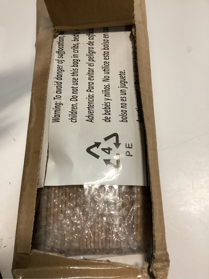 Condition photo showing Good Condition for LazBlinds Cordless Blackout Bamboo Roman Shades, Room Darkening Blinds for Interior Windows, Thermal Insulated Roll Up Bamboo Blinds for Home & Patio, 44" W x 64" H, Papara Carbon Blackout - Papara Carbon 44" W x 64" H