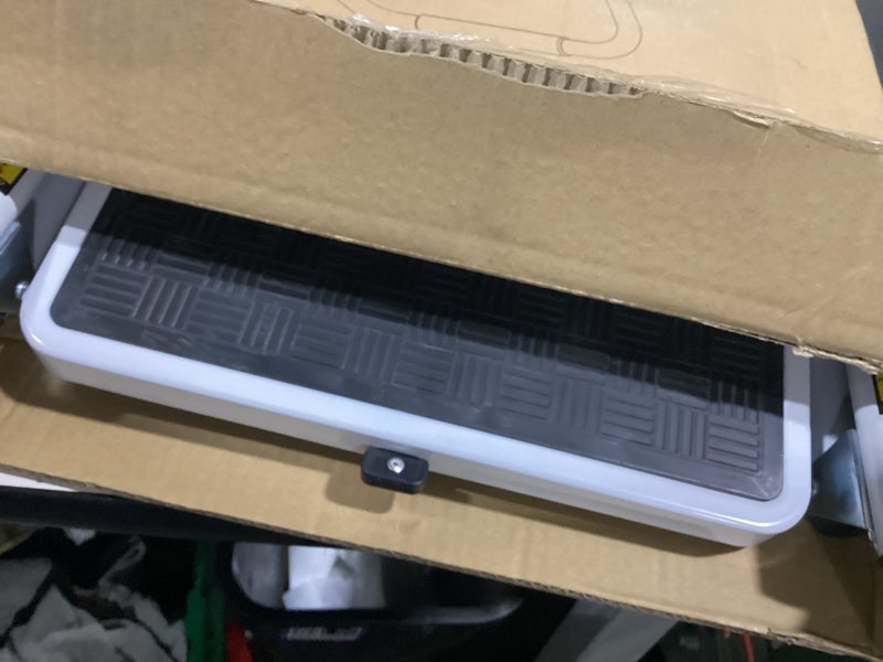 Condition photo showing Good Condition for HBTower Step Ladder,Lightweight Aluminum Folding Step Stool with Anti-Slip Wide Pedal,330lbs Capacity Step Ladder for Household,Kitchen,Office - Black and White 2 Step Black&white