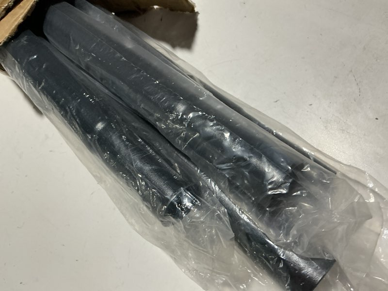 Condition photo showing Good Condition for zocone tension curtain rod 51-168 in (4.25-14 ft), extra long outdoor curtain rod no drilling for patio window, adjustable shower curtain rod for bathroom, tension rod diameter 1.26in never rust,black black 51-168 inches