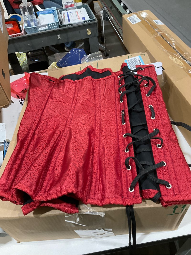 daisy corsets womens daisy corsets top drawer dark red velvet steel boned overbust corset x-large red