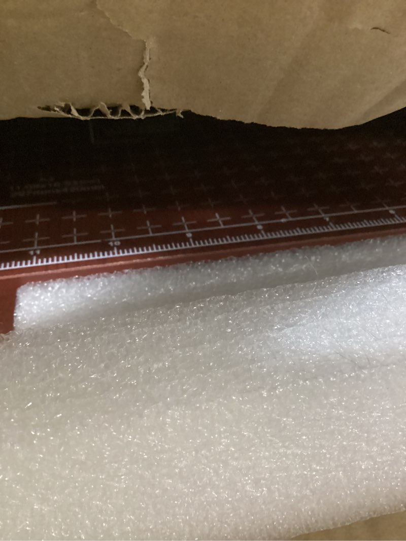 Condition photo showing Good Condition for Paper Cutter Heavy Duty 18" Cut Length Professional Large Paper Cutter 12-Sheet Capacity Guillotine Paper Cutter for Cardstock, Safety, Efficience, Wide Use for Office, School, Home (A2-A7) 18-inch Red