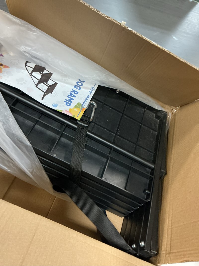 Condition photo showing As Is for dog stairs for car, dog steps for car with upgraded load-bearing capacity, dogs stairs for large dogs, pet steps, 5 steps