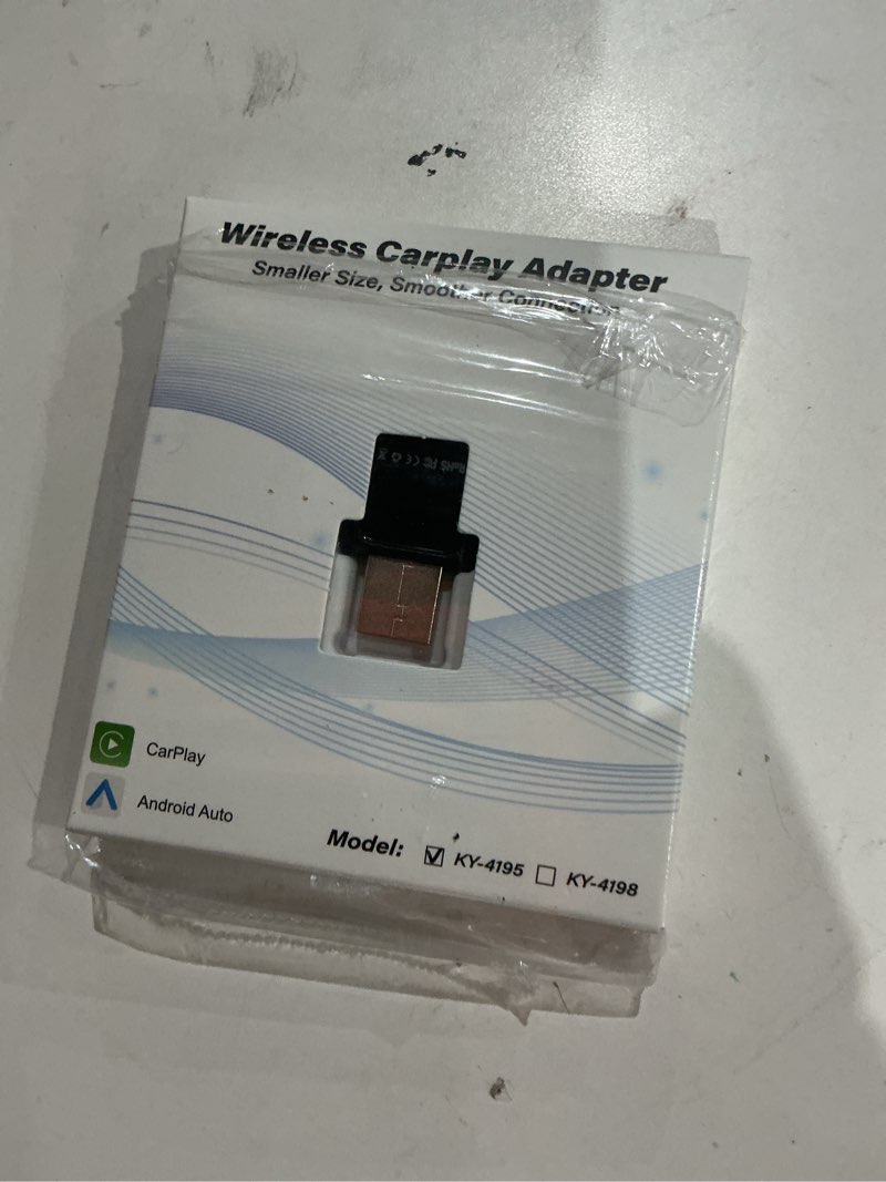 Condition photo showing Good Condition for fahren super mini wireless carplay adapter (latest upgraded)-bluetooth apple car play dongle, zero latency, stable connection, compatible with iphone 6+ & android auto 10+, cars from 2017, usb/type-c