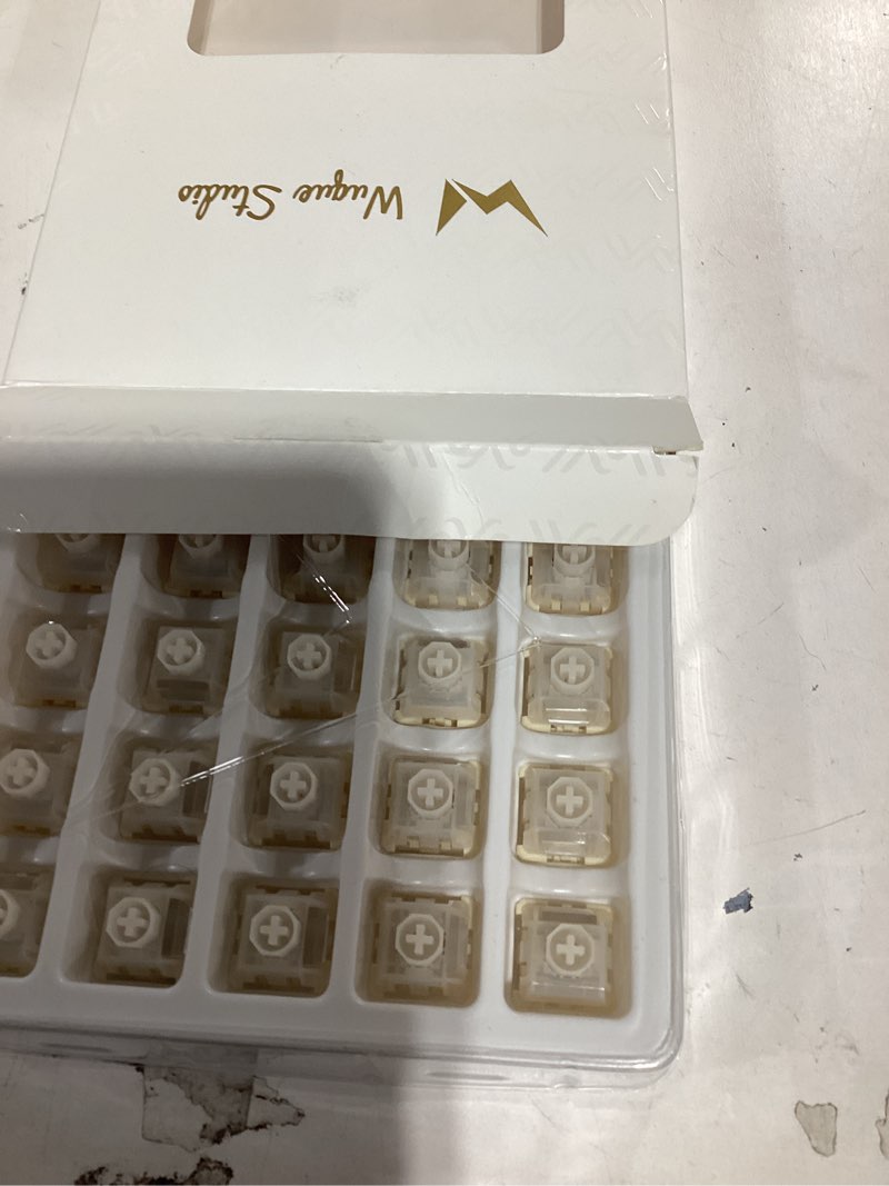 Condition photo showing Good Condition for WS Flux HE Keyboard Switches, Pre-Lubed Magnetic Linear Switch with Light Diffuser, Freely Setting Pre-Travel Hall Effect Key Switches for Magnetic Gaming Keyboard (35 Pcs)