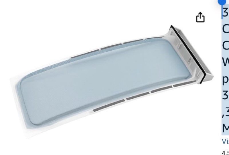 339392 dryer lint filter case screen replacement compatible for whirlpool/ken-more/ro-per etc replaces 339392v,337133,337451,339391,339392bulk by miflus(similar)