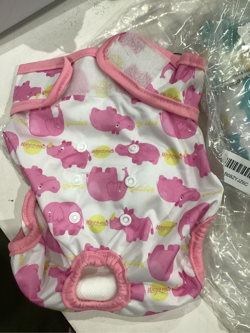 Condition photo showing Good Condition for wegreeco washable female dog diapers (pack of 3) large (15"-17" waist) fancy