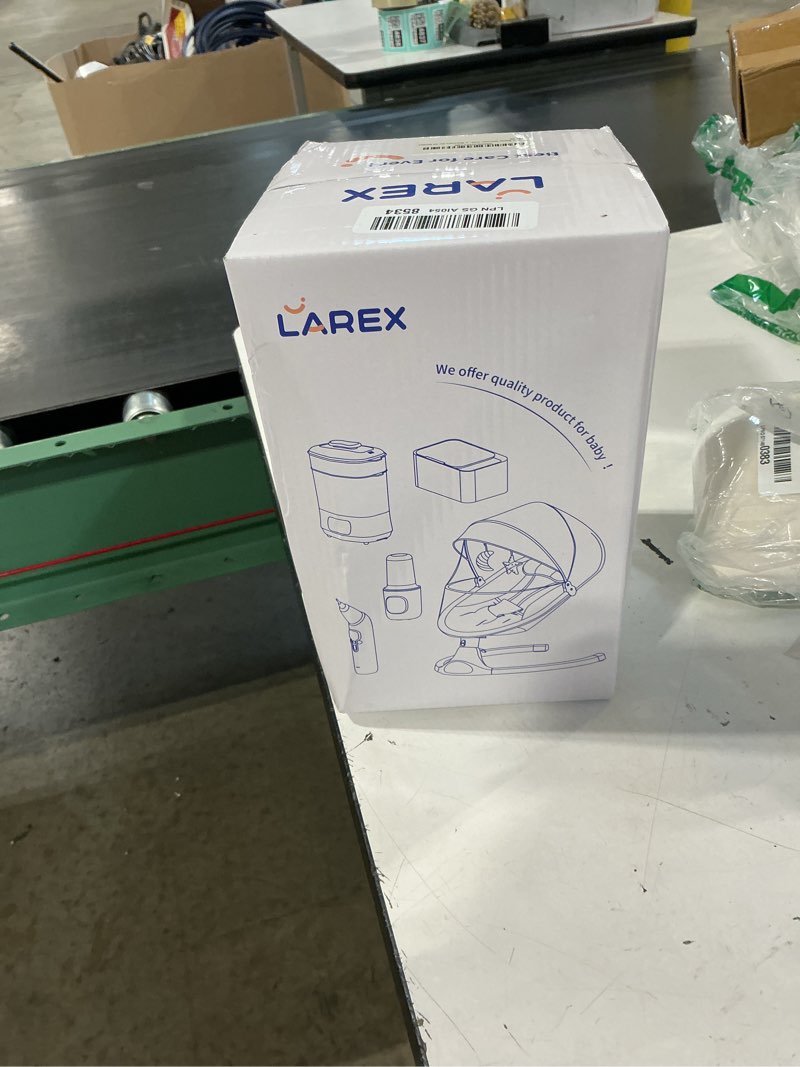 Condition photo showing New/Like New for larex bottle warmer, fast baby bottle warmer for breastmilk and formula, with timer and accurate temp control, 8 in 1 baby milk warmer bpa free with digital display, bottle warmers for all bottles white+grey