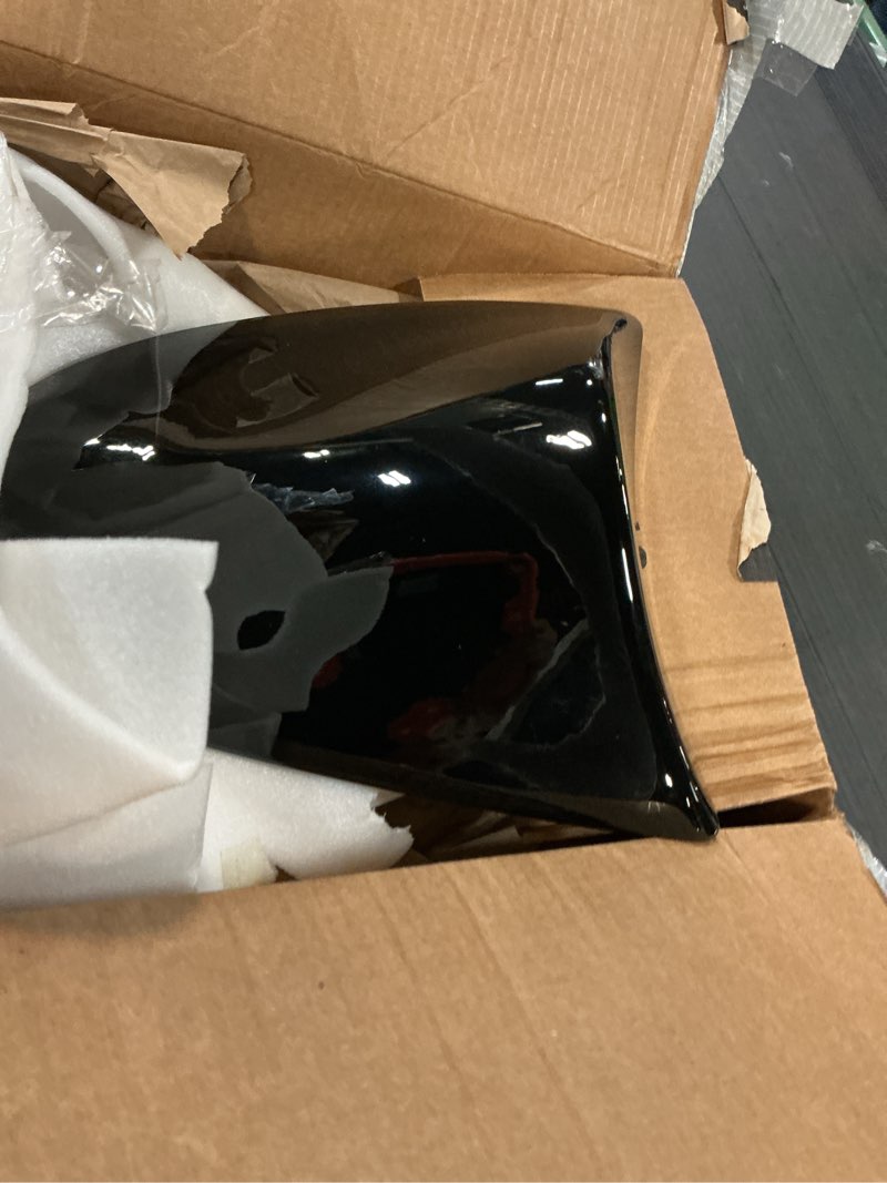 Condition photo showing As Is for motorcycle rear seat cowl hump tail cap fairing compatible with ninja zx6r 636 2005 2006 zx10r 2007(black)