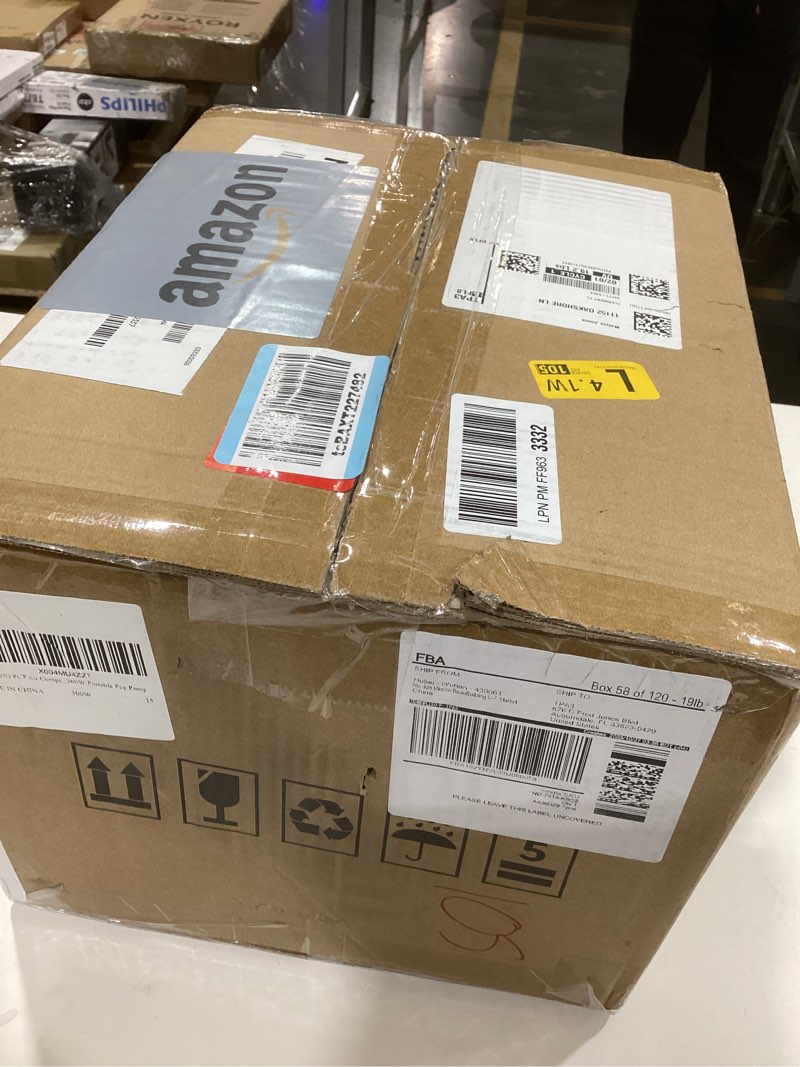 Condition photo showing As Is for GOYOJO PCP Air Compressor, Max 4500 PSI / 300 Bar, Fast Fill for Airguns or Paintball Tank, Auto Shut-Off, Dual Power Car 12V DC or Home 120V AC, Built-in Cooling Fan, 300W Portable Pcp Pump