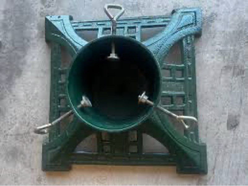 (Similar)John Wright Heirloom Green Christmas Tree Stand Heavy Cast Iron Made in USA