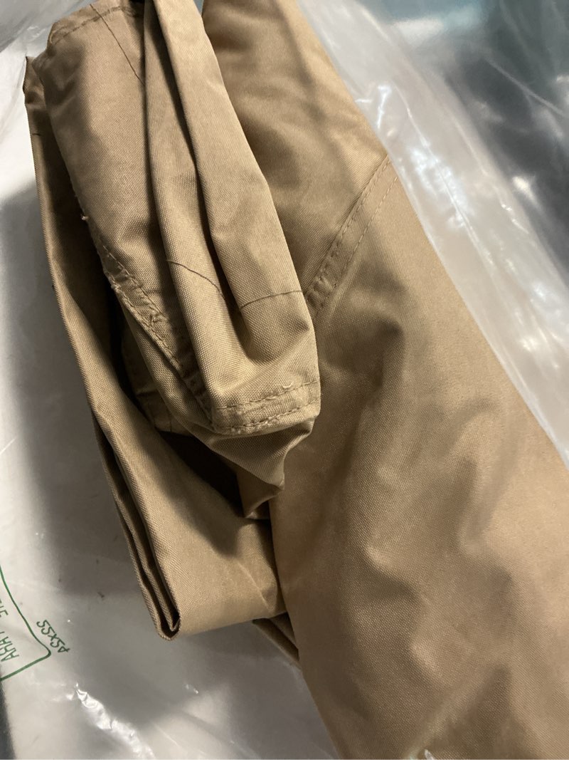 Condition photo showing Good Condition for 119''x119'' canopy replacement top double tiered gazebo cover for yard, patio & garden durable sunshade replacement(no frame)(khaki)
