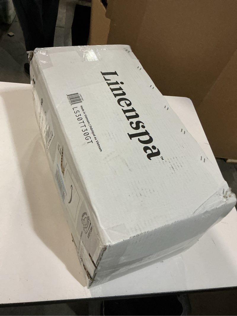 Condition photo showing New/Like New for LINENSPA Memory Foam Mattress Topper - 3 Inch Gel Infused Memory Foam - Plush Feel - Cooling and Pressure Relieving - CertiPUR Certified - Dorm Room Essentials - Twin Size Twin 3 Inch Topper Only
