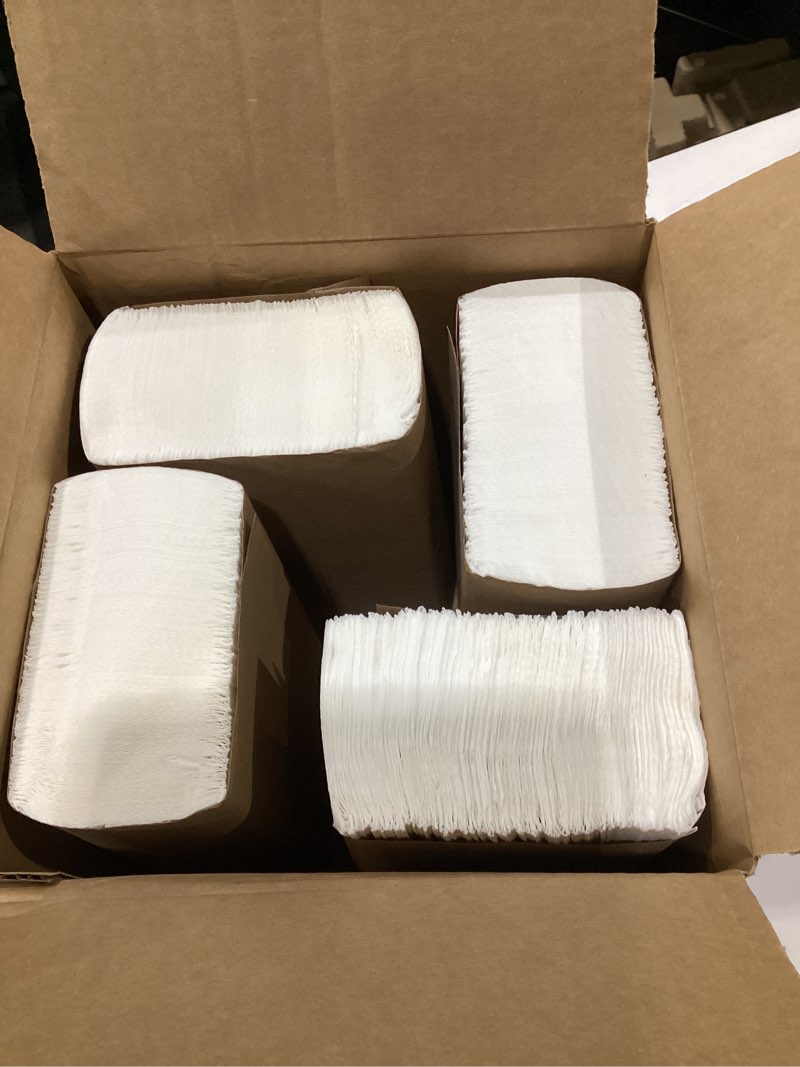 Condition photo showing Good Condition for Perfect Stix White MultiFold Paper Towels- Pack of 4-250ct. Total 1000 Towels. 9.2 x 9.2 Sheets. 1000 Count